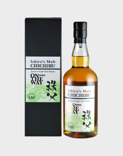 Ichiro’s Malt Chichibu On The Way 2015 single malt whisky bottle with minimalist white label, 700ml, 58.5% ABV