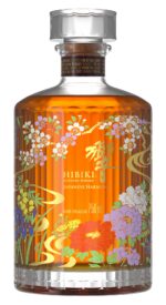 Hibiki Japanese Harmony 30th Anniversary Limited Edition bottle with gold-accented label and cherry blossom motif, 700ml, 43% ABV