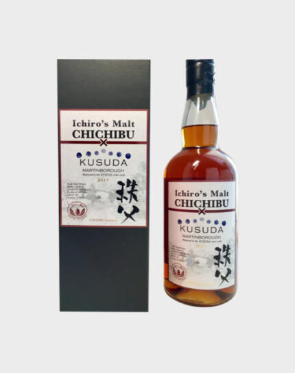 Ichiro’s Malt Chichibu Kusuda 2017 bottle with dual-branded label, 700ml, 58.8% ABV