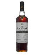 Macallan Exceptional Single Cask 6/2017 bottle with black label and cask number, 700ml, 57.8% ABV