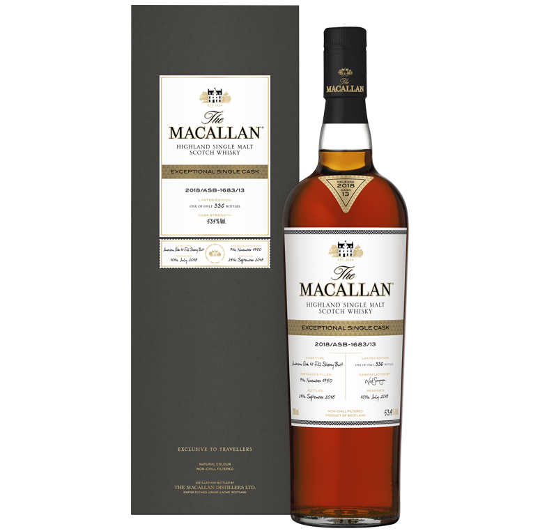 Macallan single cask 1950 Macallan 67 Single Cask in archival wooden box with cask number and bottling year