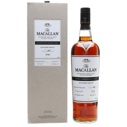 Macallan Cask 4 2017 in its original wooden box with cask details
