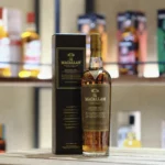 Macallan Edition 1 in its original black gift box with gold foil detailing