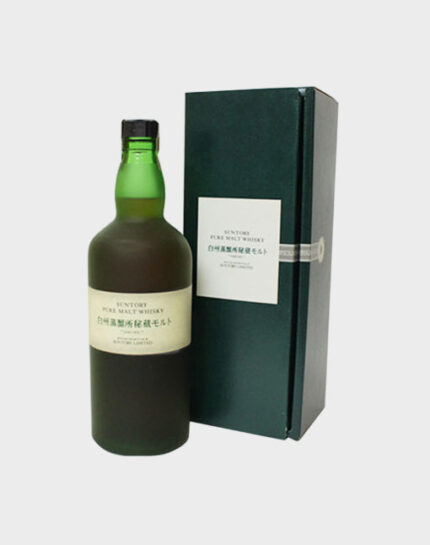 Suntory Hakushu Pure Malt Limited Edition bottle with green label, 700ml, 43% ABV