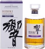Hibiki Master’s Select bottle with 24-faceted glass and deep red label, 700ml, 43% ABV