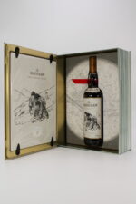 Macallan Folio 3 in its premium black gift box with embossed gold calligraphy, travel retail exclusive