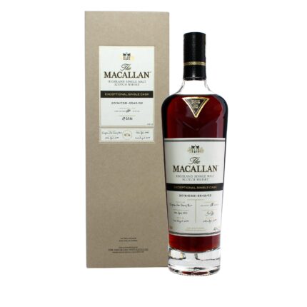 Macallan Cask 4 2017 in its original wooden box with cask details