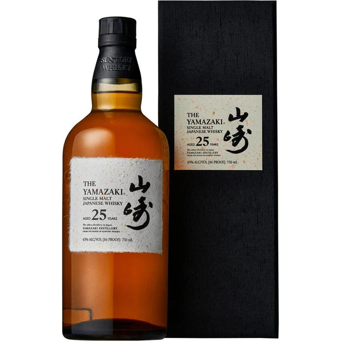 yamazaki 25 yrs Yamazaki 25 Year Old in its premium wooden gift box with Suntory crest