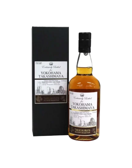 Ichiro’s Malt Yokohama Takashimaya Imperial Stout Cask Finish bottle with co-branded label, 700ml, 58.7% ABV